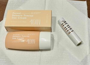 FOREUL [BALANCE TONEUP SUN CREAM] ＆ HEART FOR US LIPBALM 02 ME 