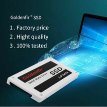 Ac-100 新品 SSD 1TB Goldenfir SATA3 6 0Gbps 未開封 ノートPC デスクトップPC 内蔵型 パソコン 2 5インチ 高速 NAND TLC_画像7