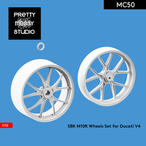 3D принтер SBK M10R колесо комплект Tamiya 1/12 Ducati super reje-laV4 Tamiya #MC50