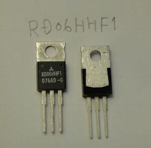 RD06HHF1 三菱 RF 30MHz 6W パワー MOSFET ２個セット