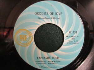 Fantastic Four ： Goddess Of Love 7'' / 45s ★ Soul ☆ c/w As Long As The Feeling Is There // 5点で送料無料