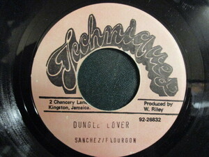 Sanchez / Flourgon ： Dungle Lover 7'' / 45s (( '88 Dance Hall / Reggae レゲエ ))(( 落札5点で送料当方負担