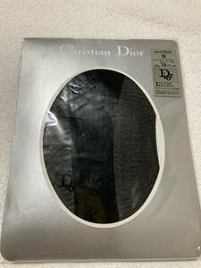 【新品】Christian Dior マチ・カカト付き 左足ワンポイント 黒 パンティストッキング パンスト