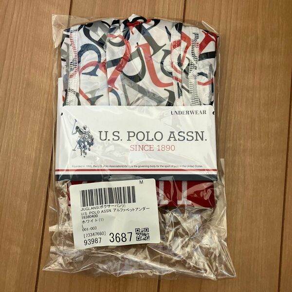 新品未使用 US POLO ASSN. USPA アルファベッドアンダー メンズ ボクサーパンツ アンダーウェア プレゼントにも