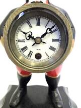 ナポレオンのゼンマイ式置き時計　目が動きます　レトロ　アンティーク_画像2