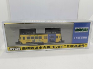 MODEMO モデモ NT128 豊橋鉄道 市内線 モ780形 モ784　日本通運号