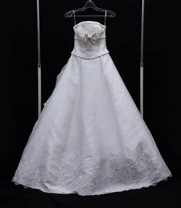 cherry★y9570dr★ブライダルフェア★大き目サイズ★ウエディングドレス★ブライダル★結婚式★舞台 スタジオ 前撮り【中古品】