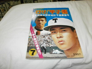 難あり 切り取りあります 月刊野球党 S53年 行け ! 甲子園 全国高校野球地区予選展望号/バンビ坂本 桐生・小暮 阿久沢 前橋・松本 ドカベン