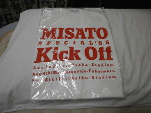  Watanabe Misato MISATO SPECIAL`86 Kick Off T-shirt unopened Osaka lamp place concert . buy 