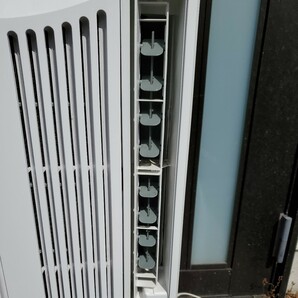 コイズミ KOIZUMI ルームエアコン 窓用エアコン KAW-1692 2019年製 ウインド形冷房専用 リモコン有の画像4