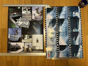 STUSSY 非売品 ポスター 2SETで デッドストック　ヴィンテージ old 1990 danny montoya richard mulder ステューシー SK8 スケボーsurf