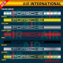 【AIR int'l製品】PORSCHE 『PORSCHE』basicタイプ サイド デカール ステッカー 7色選択可能　左右2枚set（ポルシェ ライン）_画像2