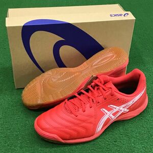 27.0cm 新品未使用 アシックス asics カルチェット WD9 フットサルシューズ 1113A037-600 幅広 ワイド