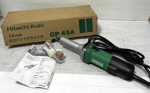 ■極美品■ HITACHI 日立工機 32mm 日立ハンドグラインダ GP4SA 研磨 仕上げ 砥石 研削 工具 電気工具 電動工具 