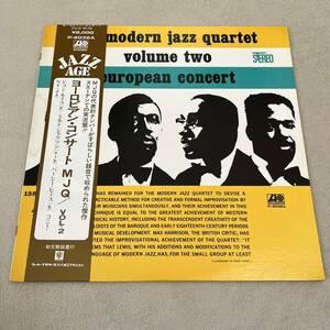 【国内盤帯付】THE MODERN JAZZ QUARTET ヨーロピアンコンサート MJQ / LP レコード / P6032A / ライナー有 / ジャズ /