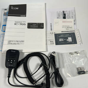 【ほぼ新品】ICOM IC-705 HF/VHF/UHF All Mode トランシーバー D-Star対応 メーカー保証2月までありの画像6