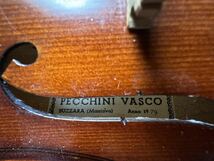 虎杢　バイオリン　4/4 イタリア　Pecchini Vasco 1974年　 アンティーク オールド　骨董　音大　オーケストラ　ヴィンテージ_画像6