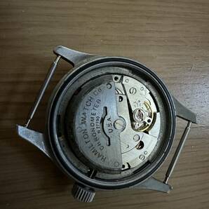 軍用時計 自動巻き式 ハミルトン アンティーク 腕時計 メンズ 機械式 アメリカ軍 ベトナム戦争 ミリタリーウォッチ カーキの画像4