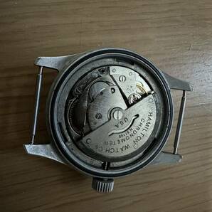軍用時計 自動巻き式 ハミルトン アンティーク 腕時計 メンズ 機械式 アメリカ軍 ベトナム戦争 ミリタリーウォッチ カーキの画像5