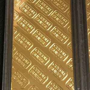 Z163)スイス・CREDITSUISSE1オンス・1oz記念金貨コイン・インゴット金貨バー6枚No.610885等 磁石に付かないの画像9