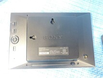 [値下げ] 即決! upbe ソニー SONY デジタルフォトフレーム S-Frame DPF-A72 7.0型 内蔵メモリー128MB 時計 カレンダー RMT-DPF3 AC欠品_画像4