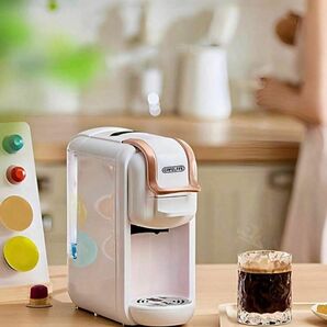白　カプセル式コーヒーメーカー Cafelffe 4-in-1 携帯用 0.6l 19バー 圧力 1450w