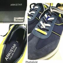 〜5/7◆ 新品「ARKISTAR」“A1 KR9060”ナイロン×スウェード ローカット ハイテクスニーカー SIZE:44/29.0-29.5cm相当_画像8