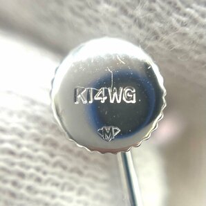 ●極美品 西武購入 パールネックレス シルバー刻印 パールイヤリング K14WG 刻印 本真珠 レディースの画像6