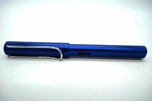 △中古　LAMY ラミー 万年筆 ペン先M(中字)　オーシャンブルー　青