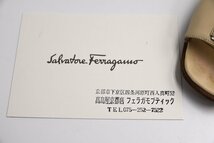 □★【Salvatore Ferragamo】サンダル サルバトーレフェラガモ ベージュ 22.5～23cm (S0327)_画像2