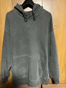 美品 NAUTICA ノーティカ パーカー チャコール グレー Pigment Dyed Sweat Hoodie 2.8 定価 12,980円