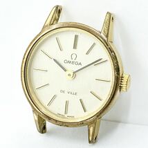 03278 オメガ OMEGA 稼働品 デビル DE VILLE レディース 腕時計 手巻き ゴールドカラー アンティーク ヴィンテージ_画像1