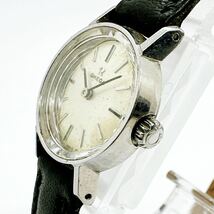03216 オメガ OMEGA レディース 腕時計 カットガラス 手巻き シルバーカラー アンティーク ヴィンテージ_画像2