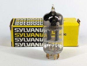 17538　SYLVANIA　GB-6201　ゴールドピン　測定データあり　12AT7高信頼管　真空管