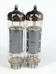 17460　松下電器　6BQ5　同一ロット　2本　測定データあり　良品　MATSUSHITA　真空管　