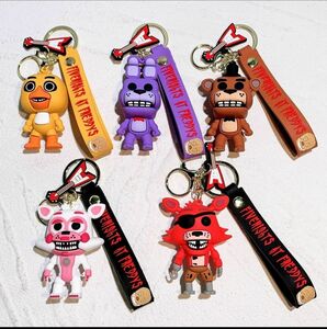 【5個セット】 Five Nights at Freddy's キーホルダー