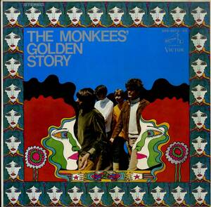 A00589181/LP2枚組/ザ・モンキーズ (THE MONKEES)「Golden Story (1968年・SRA-9072～73・日本独自ジャケ・田名網敬一ジャケ画)」