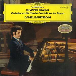 A00586935/LP/ダニエル・バレンボイム「Brahms / Variationen Fur Klavier」