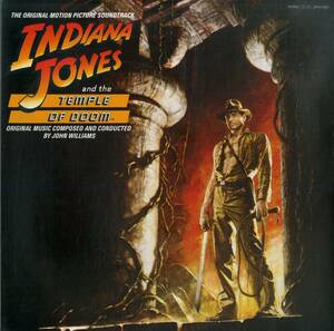A00587929/LP/ジョン・ウィリアムス「インディ・ジョーンズ 魔宮の伝説 オリジナル・サウンドトラック Indiana Jones And The Temple Of 
