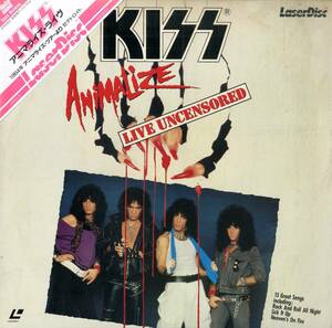 B00181083/LD/キッス (KISS)「Animalizse Live Uncensored (1985年・SM068-0099)」