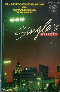 F00025321/カセット/杉山清貴&オメガトライブ「Singles History (1985年・50176-28)」