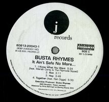 A00587545/LP2枚組/バスタ・ライムス(BUSTA RHYMES)「It Aint Safe No More... (2002年・80813-20043-1・ヒップホップ・HIPHOP)」_画像3