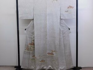Art hand Auction [Rakufu] P28413 Wachs Schnee Handbemalt Yuzen Besuch Kimono Gefüttert c, Damen-Kimono, Kimono, Besuchskleidung, Fertig