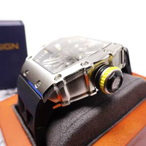 送料無料・新品・PAGANI DESIGNパガーニデザイン・メンズクォーツ腕時計、VH65・トノー型スケルトン文字盤モデルPD-1738 の画像3