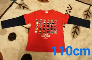 110cm スーパー戦隊シリーズ長袖Tシャツ 