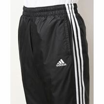 ★送料230円 adidas ウィンドブレーカー【XL】裏起毛 パンツ 防寒 長ズボン ロングパンツ ウインド アディダス ナイロン ジャージ O 新品_画像7