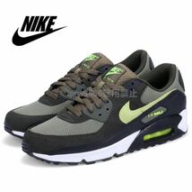 新品未使用 NIKE エアマックス 90【26.5cm】定価14300円 ナイキ AIR MAX スニーカー 天然皮革 AIRMAX オリーブ 靴 シューズ メッシュ 4071_画像1