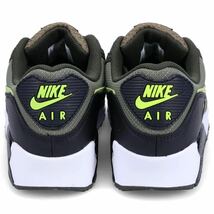 新品未使用 NIKE エアマックス 90【26.5cm】定価14300円 ナイキ AIR MAX スニーカー 天然皮革 AIRMAX オリーブ 靴 シューズ メッシュ 4071_画像7