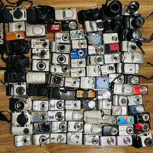 [1 jpy start ] operation not yet verification digital camera set sale 89 pcs OLYMPUS NIKON PANASONIC CASIO SONY RICOH HITACHI NIKON FUJITSU other 