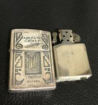 ★★★★ ZIPPO NATIVE CRAFT ★LIMITED EDITION No : 0384. 希少・ヴィンテージ★ZIPPO ジッポー★ H-XIV- 1998年製造_画像7